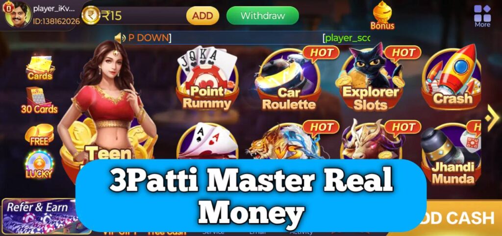 3patti master real money game