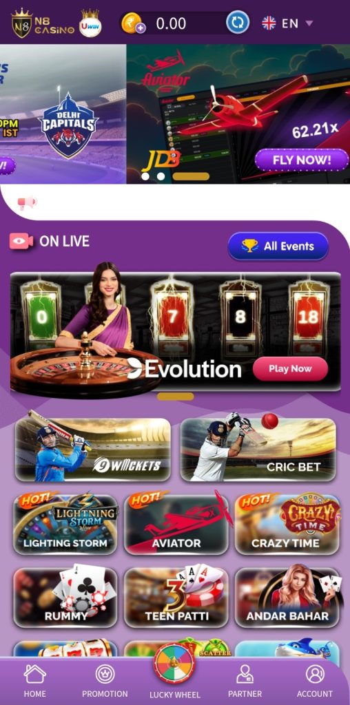 n8 casino login